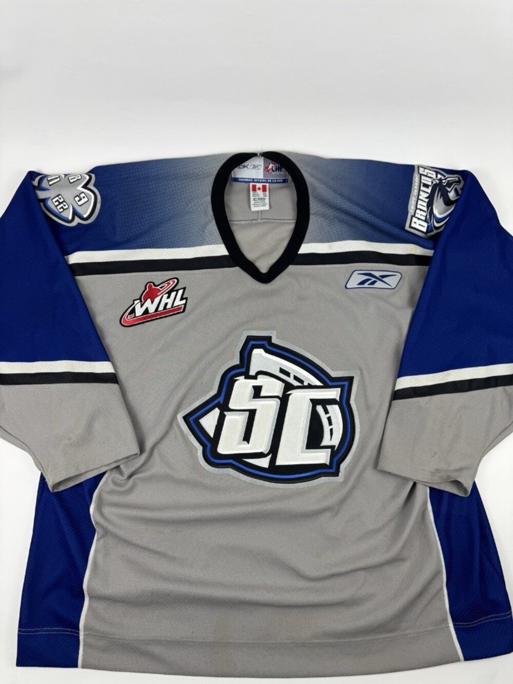 Vintage Swift Current Broncos WHL Hockey Reebok Jersey Mens Size XXL Blank